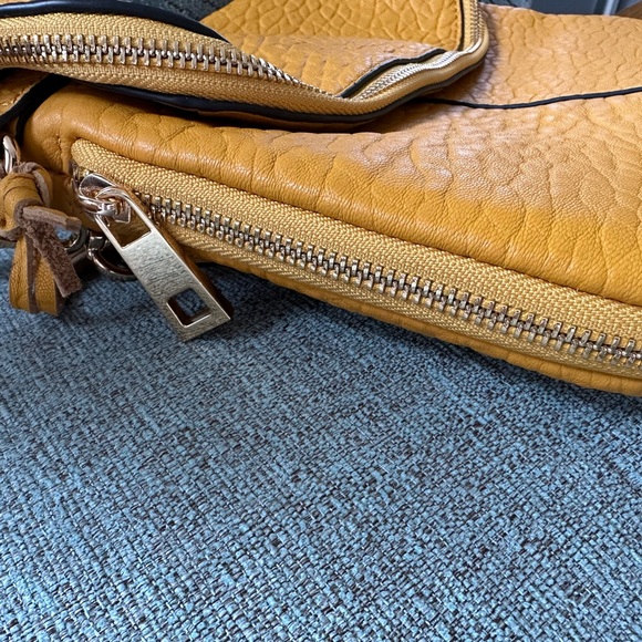 Vince Camuto Lamb Leather Crossbody Bag - Cory - Sunglow - Picture 10 of 16